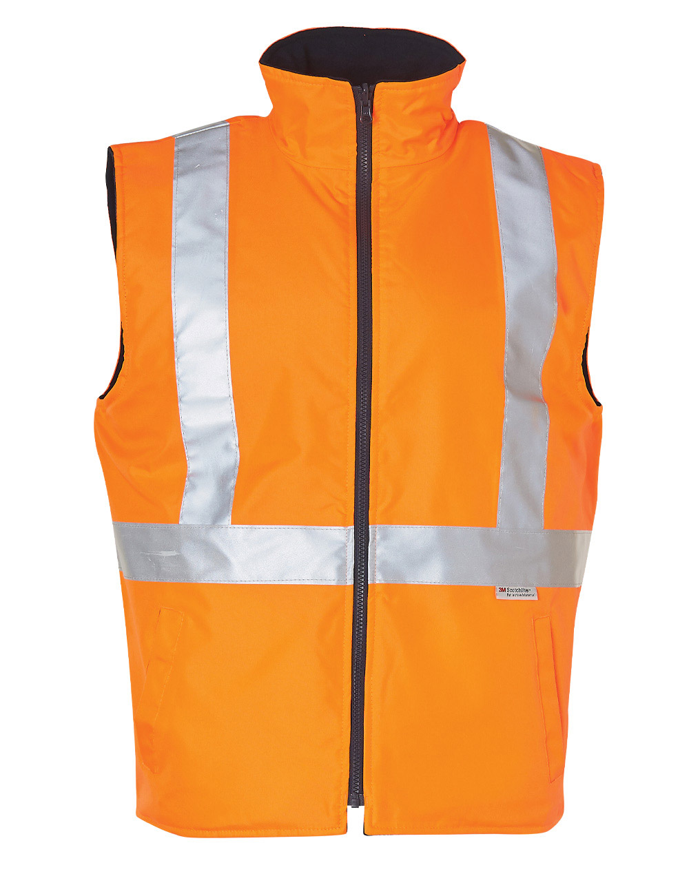 SW19A HI-VIS REVERSIBLE SAFETY VEST WITH 3M TAPES - Tradie Marketing ...